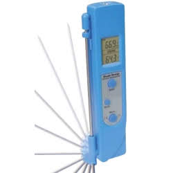 Mastercool Dual Temperature Thermometer Infra Red Contact