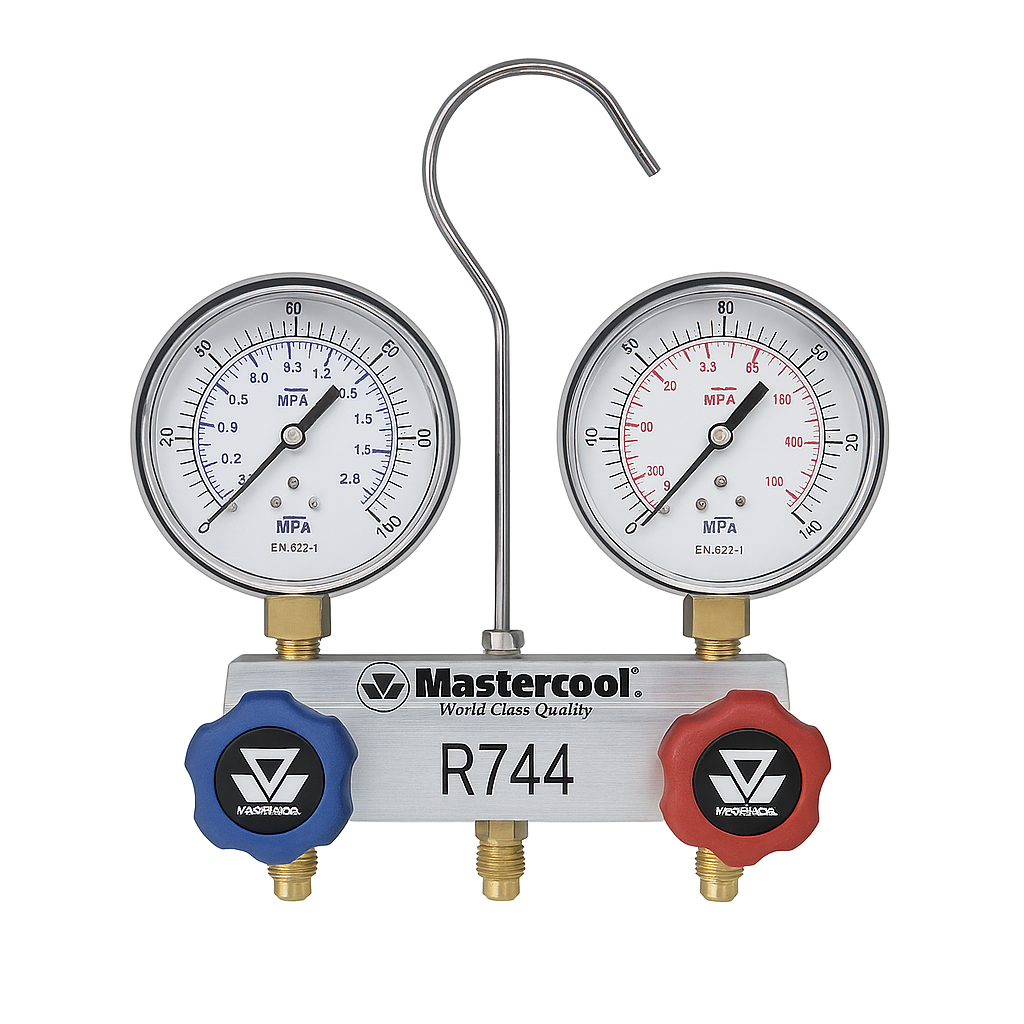 Mastercool 55102-A R744 CO2 Aluminium Manifold Body 1/4" SAE