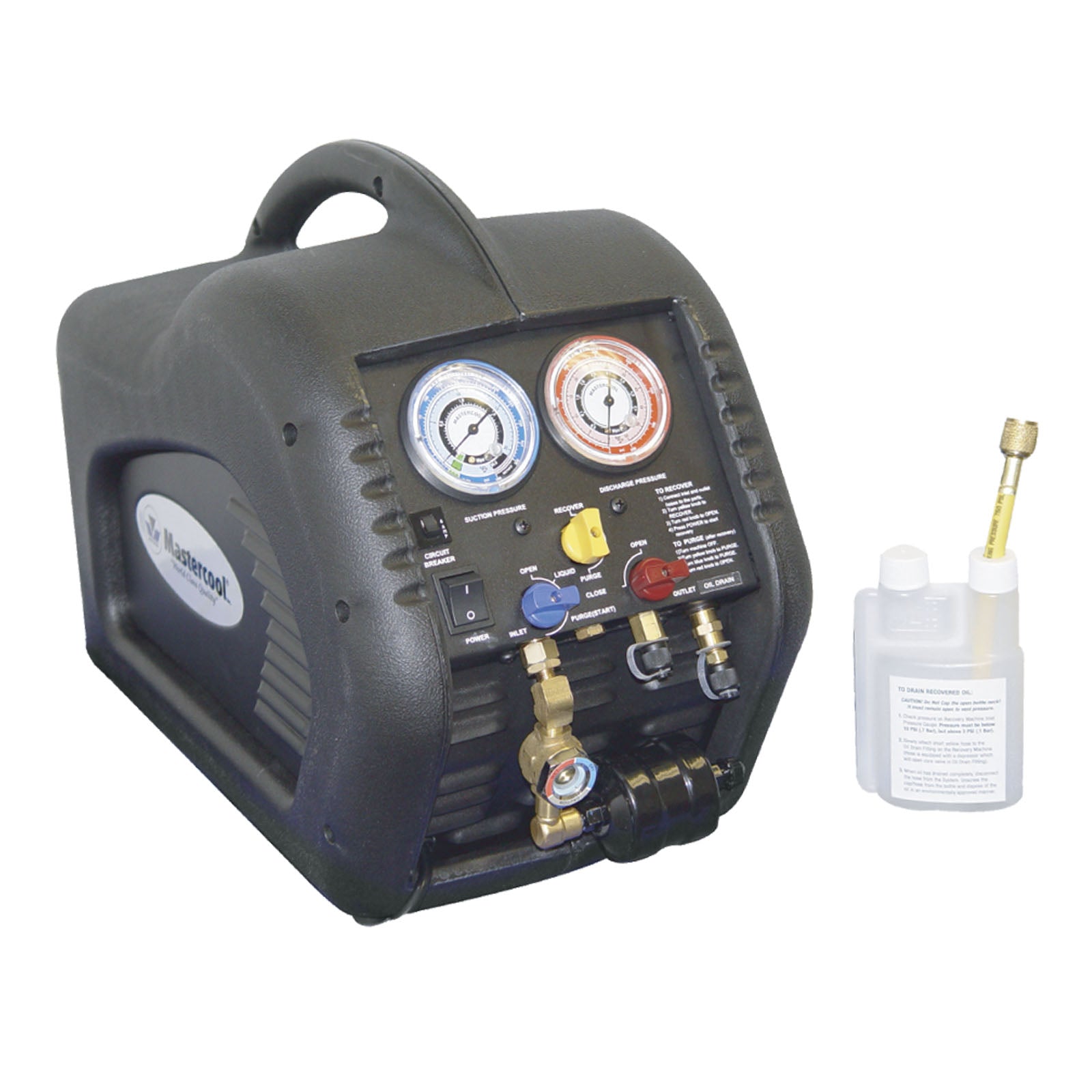 Mastercool 69200-220 Complete Recovery and Recycle System with Oil Separation