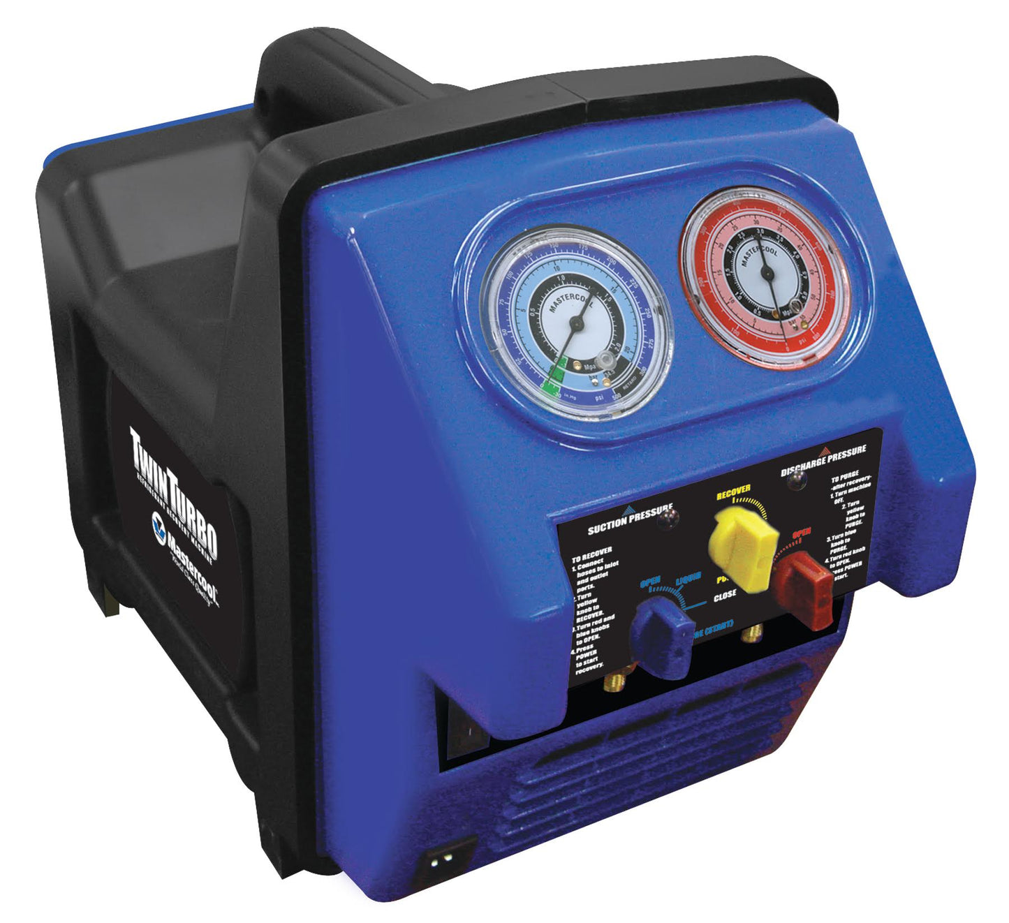 Mastercool Twin Turbo 110v Refrigerant Recovery Machine