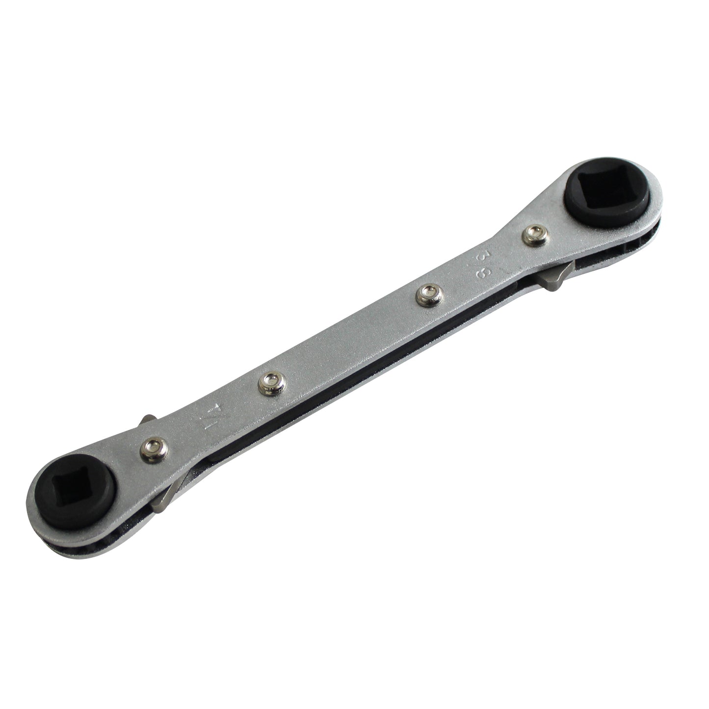 Mastercool Service Ratchet Wrench 9/16 1/2 Hex, 1/4 3/16 Square