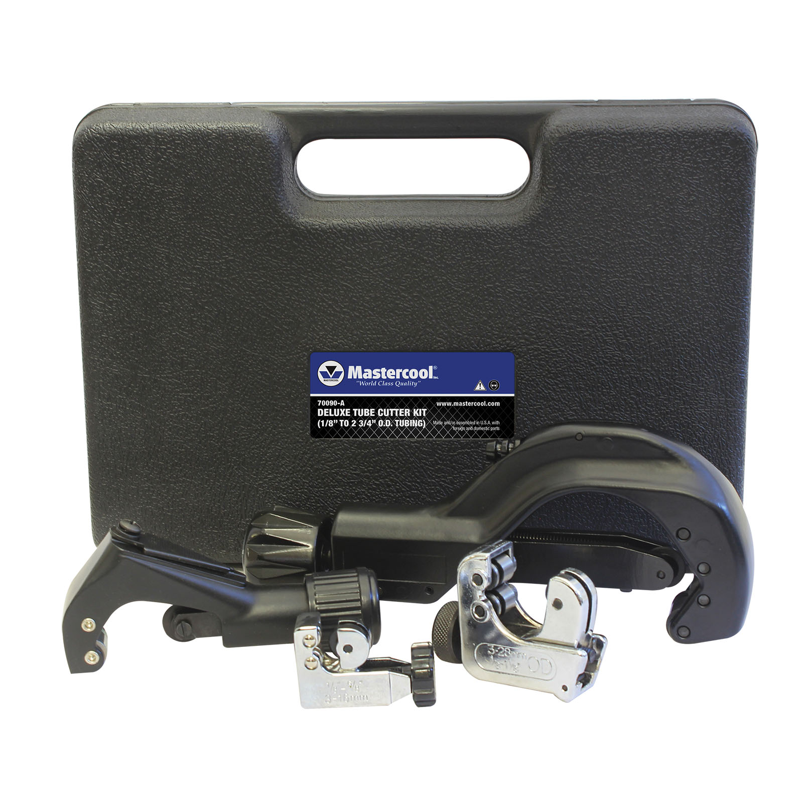 Mastercool 70090-A Tube Cutter Kit 4-Piece 1/8-2 5/8" Professional