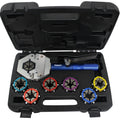 Mastercool 71500 Hydra-Krimp Hydraulic Hose Crimping Tool Kit with Complete Die Set
