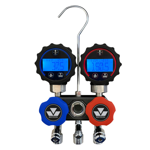 Mastercool 82103 — Black Series R1234yf Digital MINIFOLD Only - MastercoolTools.com 