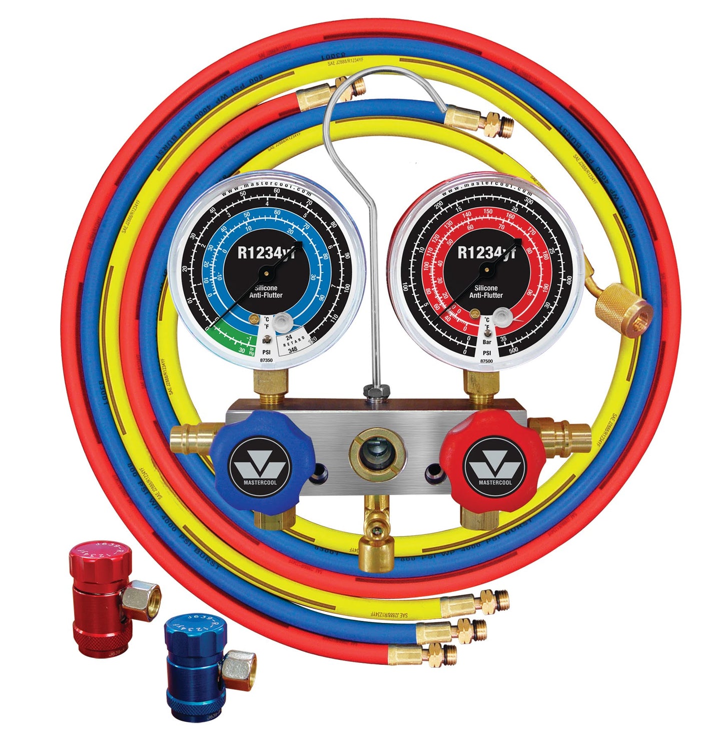 Mastercool R1234yf 2 Way Piston Valve Manifold Set