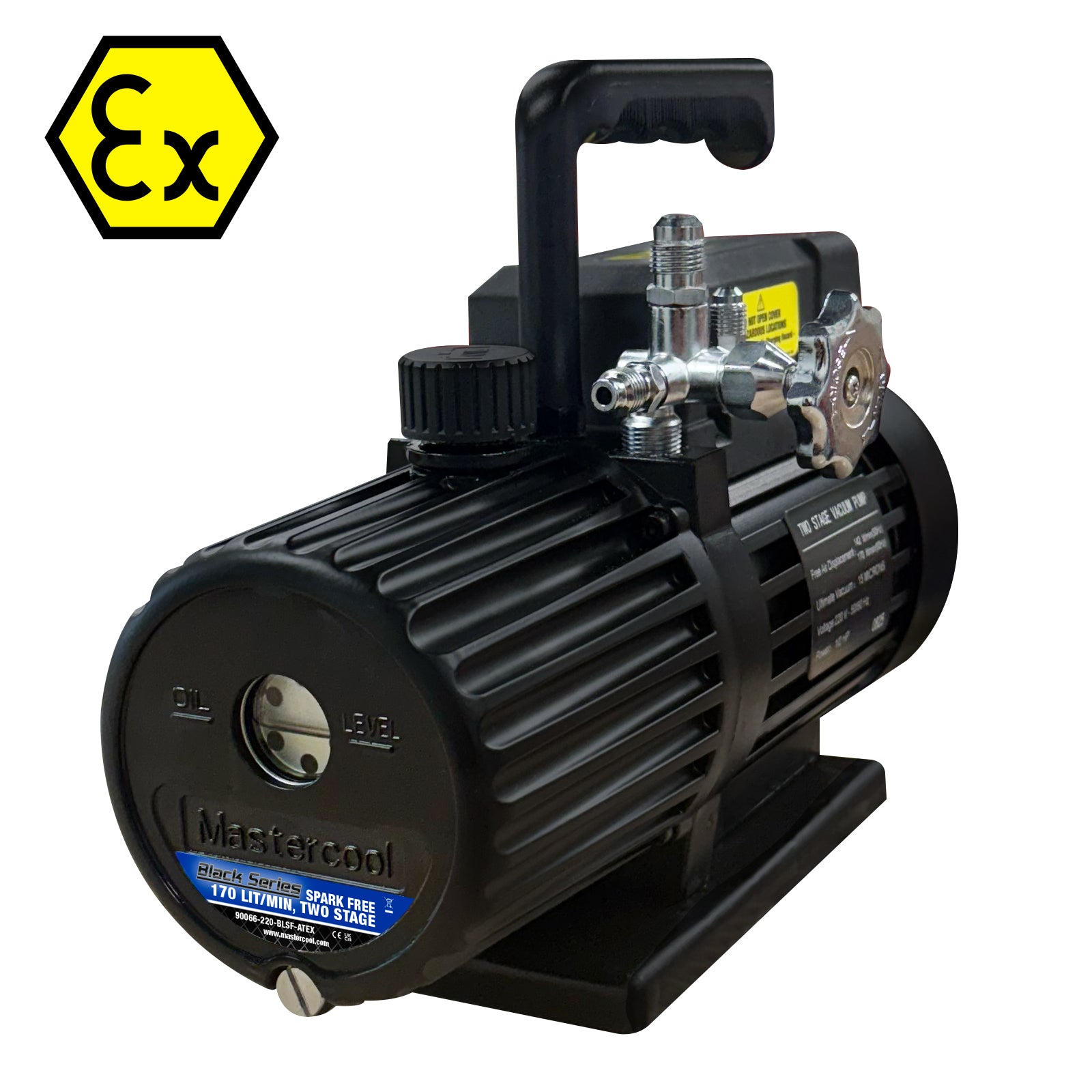 Mastercool 90066-220-BLSF-ATEX Vac.Pump Spark Free 2 st.142 lit/min 50Hz - 1/2 HP