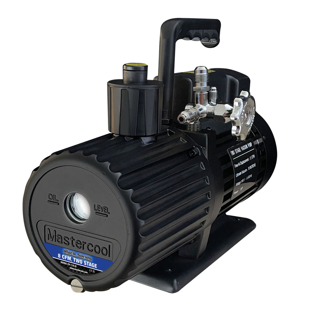 Mastercool 90068-2V-220-BL Black Series 8 CFM Vacuum Pump 2-Stage