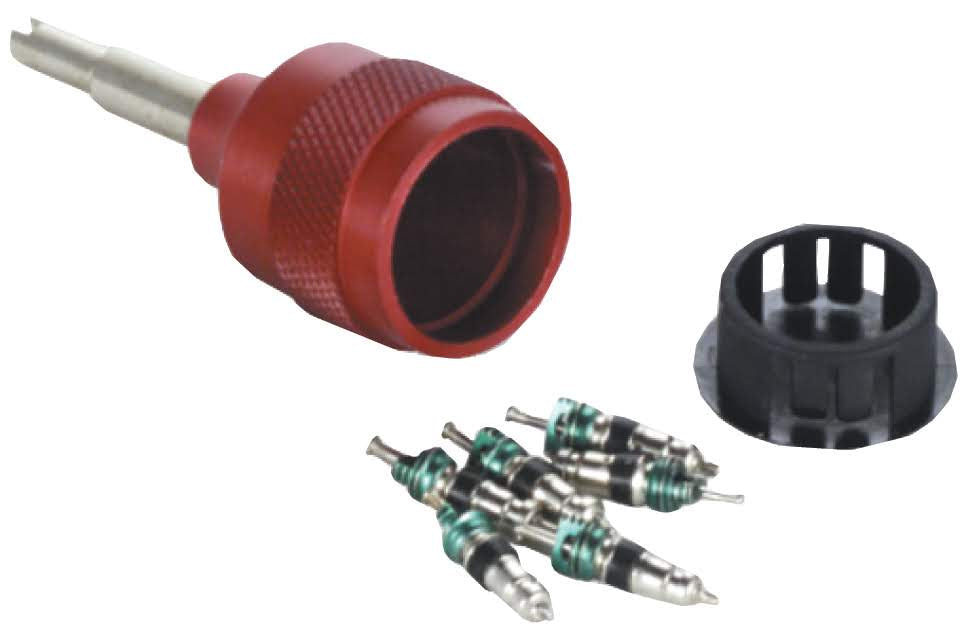 Mastercool Valve Core Removal Kit With 6 Valve Cores