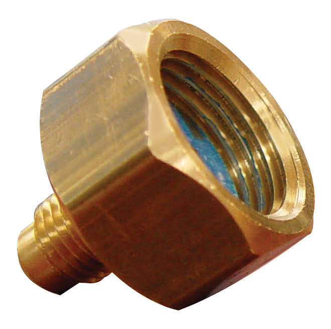 Mastercool 21.8-14 F x 1/4 Flare Male European Refrigerant Tank Adapter