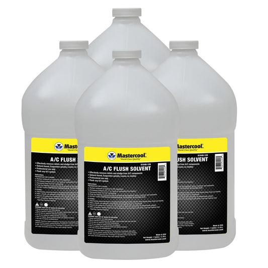 Mastercool 91049-128-4 — 4 Pack 3,79 lit/1gallon Flush Solvent Can