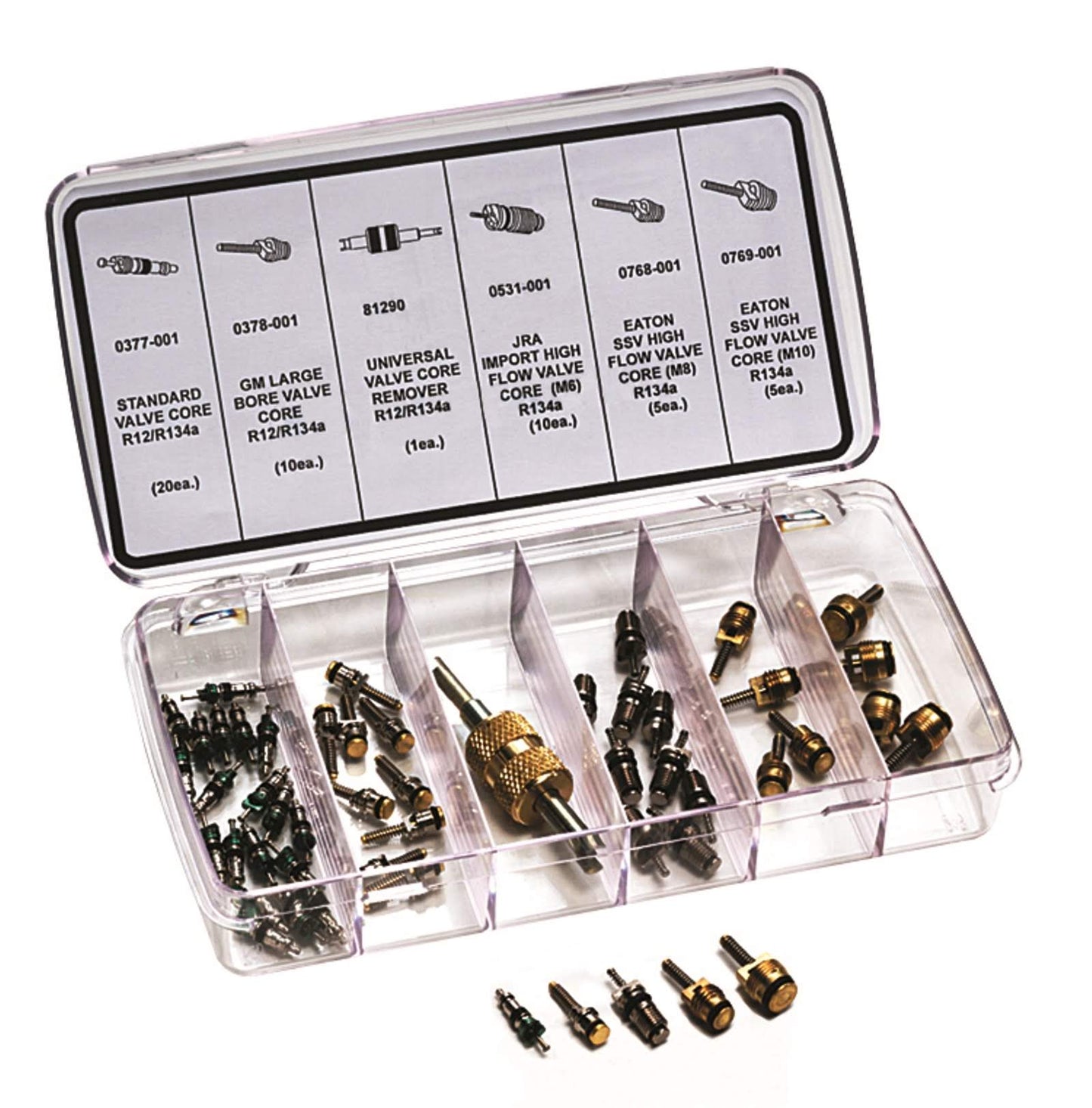 Mastercool R12/R134a Valve Core Repair Kit