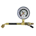 Mastercool 98067-R Analog Vacuum Gauge with control valve 1/4" flare