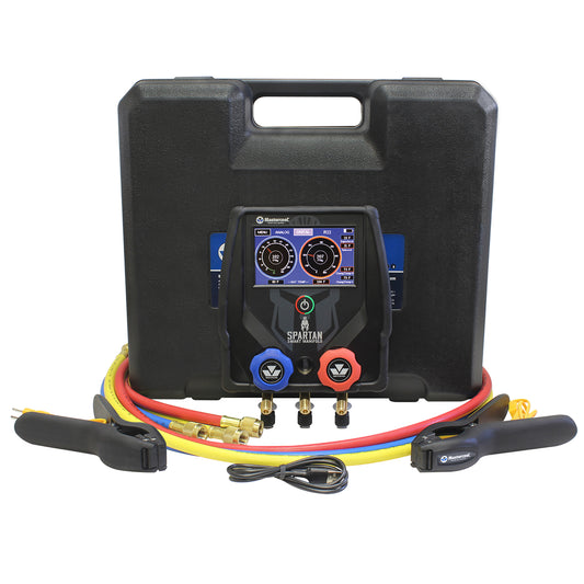 Mastercool 99926-BT-2 — SPARTAN Dig. 2W manifold, 3-150, 2 temp.clamps