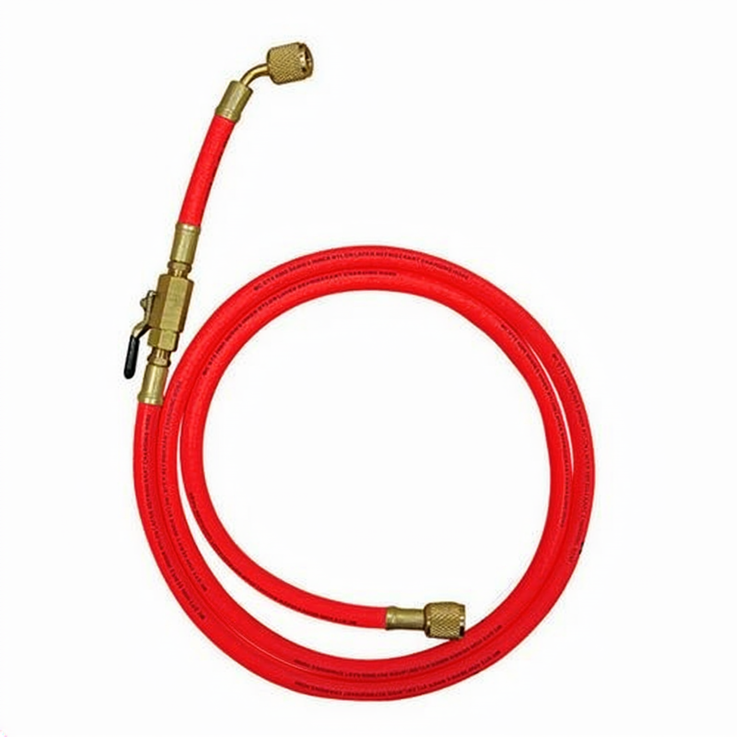 Mastercool 49265-36 — Charging hose red, WP56 Bar,1/4",L90cm, ball vlv